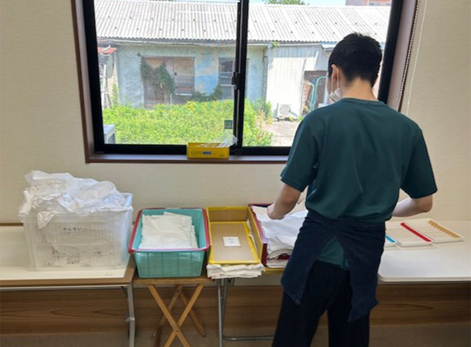 敦賀市立やまびこ園 わーくわーくグループ（軽作業）　写真